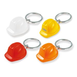 Promosyon Baret Plastik Anahtarlık 5256 Turuncu eşantiyon logo baskılı reklam ve tanıtım ürünü